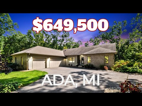 8766 BENNETT ST SE, Ada, MI home video tour