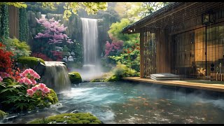 Soft Rainfall in a Japanese Garden  Perfect Rain Sounds and Piano Music for Deep Sleep & Relaxation