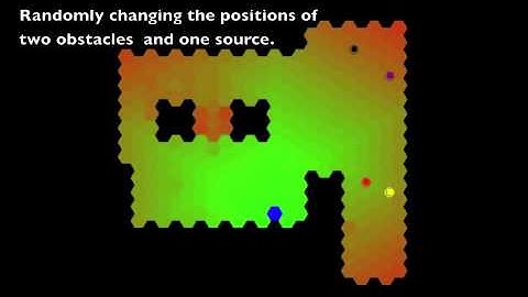 Stigmergic Algorithms: Building a distance map in dynamic environment