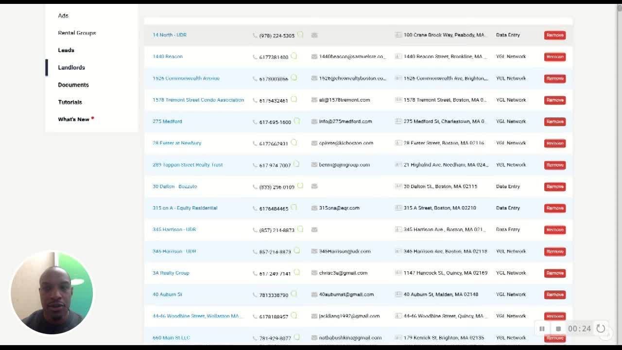Request Landlord Listings in YGL YouTube