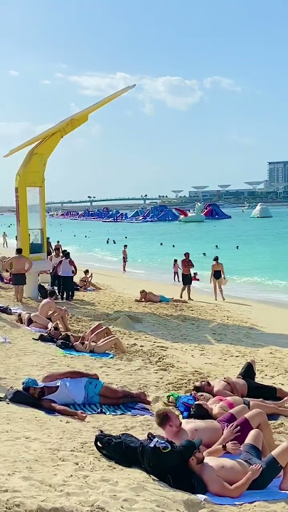 JUMEIRAH BEACH 🌞🇦🇪 | BEAUTIFUL VIEW OF AIN DUBAI AT JBR MARINA ❤️ | WATCH FULL VIDEO ⬇️ | SUB? 👍