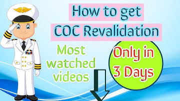 How to get COC Revalidation only in 3 days. MOST IMPORTANT VIDEO.!! #youtuber #merchantnavy #navy