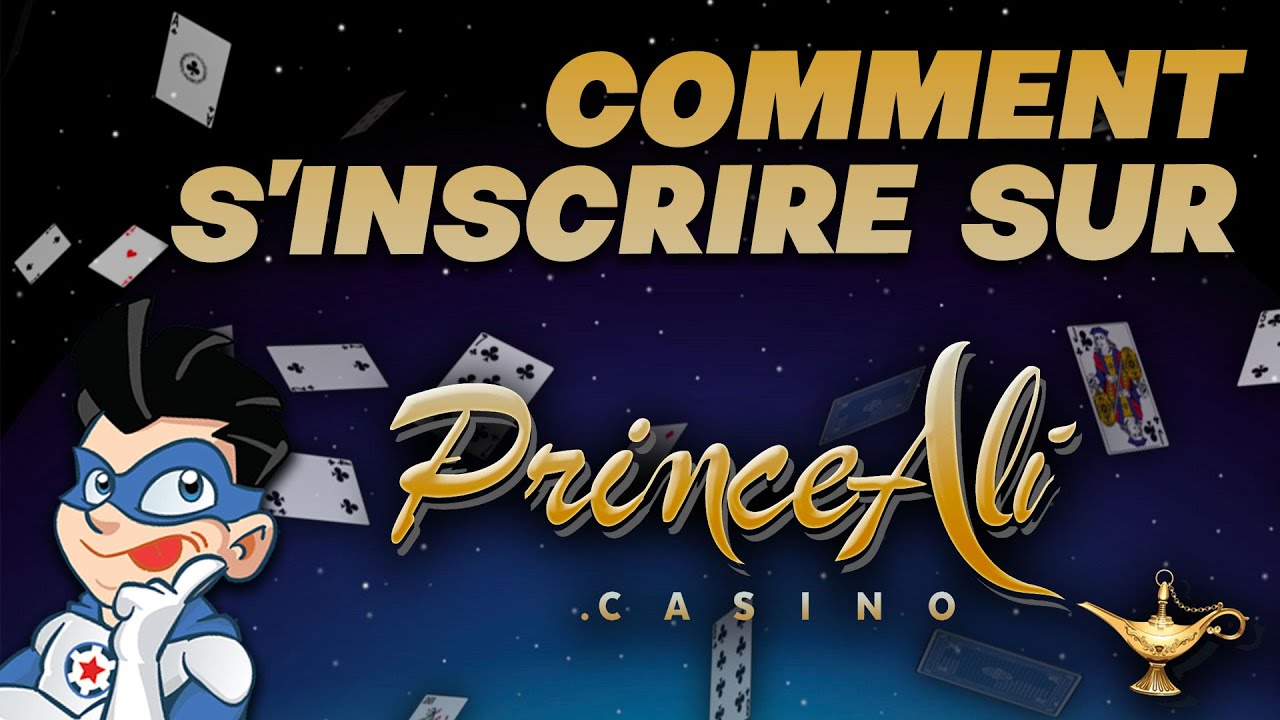 Interface du casino Prince Ali montrant la section de dépôt et le champ code bonus