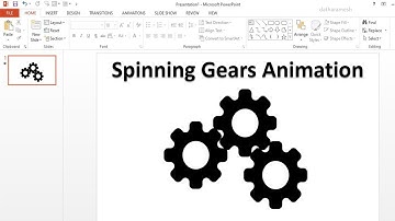Gear Animation In PowerPoint