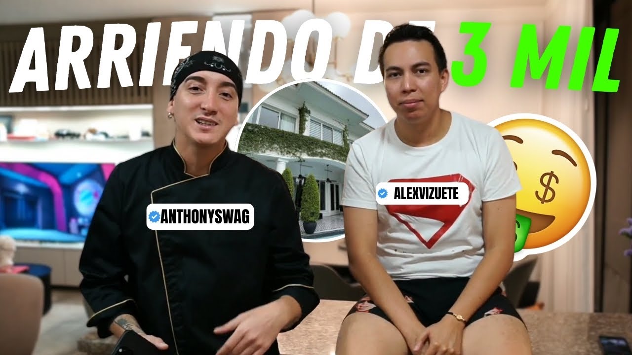 Anthony Swag gasta más de 3 mil dólares en arriendo junto a Alex Vizuete 😱💸| Anthony Swag
