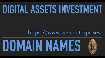 Domain Name Investment | Introduction to Digital Assets