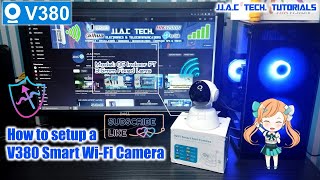 كيفية إعداد كاميرا المراقبة الذكية V380 Q6 Pro التي تعمل بالواي فاي screenshot 3