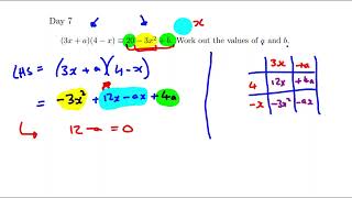 2026 Further maths 30 day countdown - Day 8