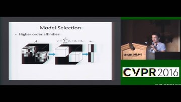Simultaneous Clustering and Model Selection for Tensor Affinities