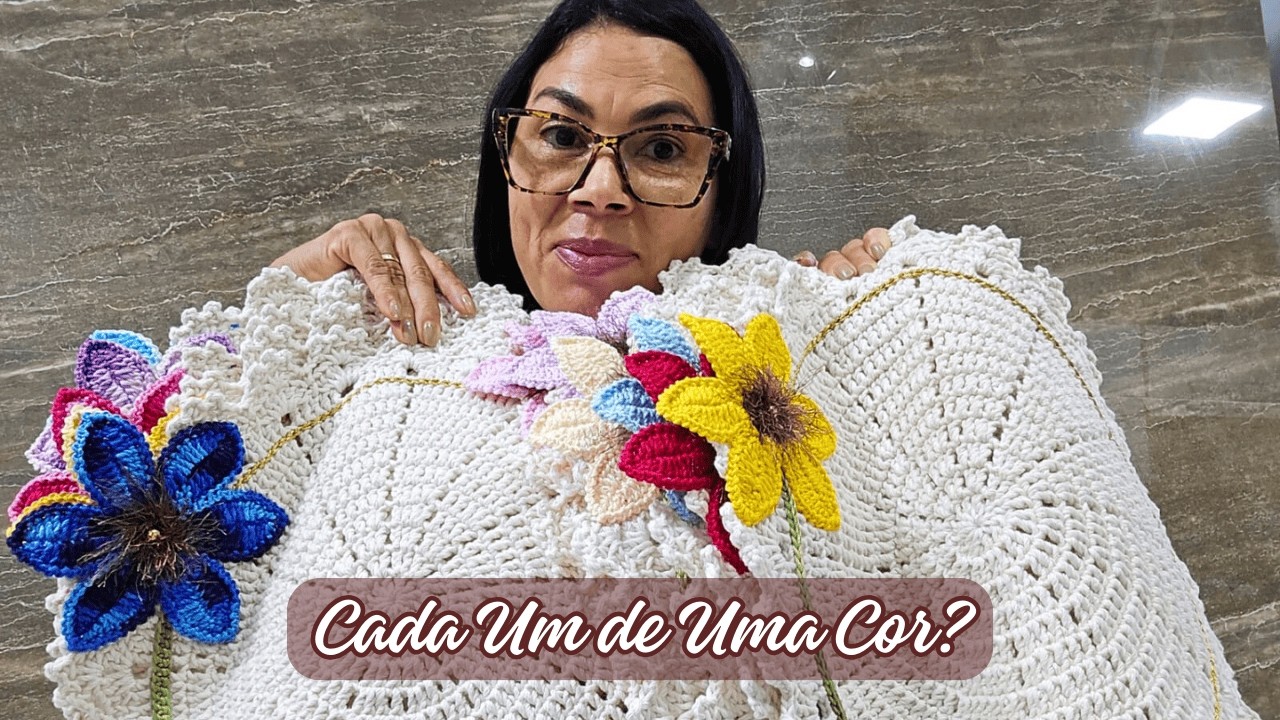 CADA UM DE UMA COR? A CLIENTE ME SURPREENDEU! - Vlog de Crochê - Alvenir Svagera