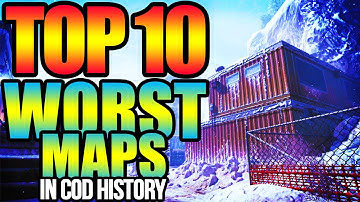 Top 10 "WORST MAPS" In COD HISTORY (Top 10 - Top Ten) Call of Duty | Chaos