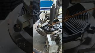 Precision Copper Coil Winding Machine in Action | High-Speed Industrial Wire Forming Process