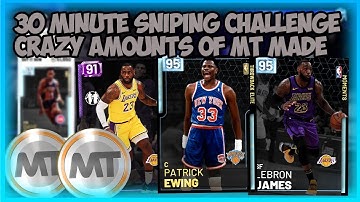 NBA2K19 30 MINUTE SNIPE CHALLENGE - TONS OF MT MADE IN NO TIME!! - SNIPE FILTERS TO USE