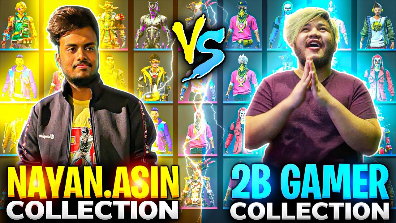 Assassin Nayan😡😡 Vs 2B Gamer ||The Must Awaited Collection Versus ||😡7-7 All ||Who Won??