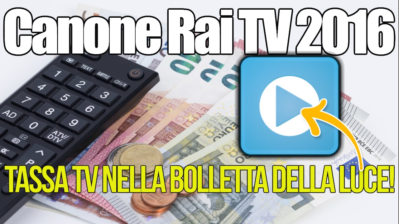 Canone rai tv 2016 paga anche chi ha un videocitofono! youtube Abbonamento rai costo