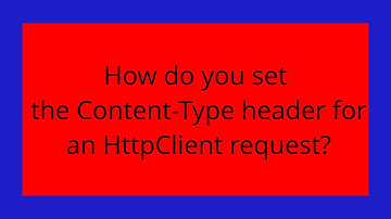 How do you set the Content-Type header for an HttpClient request?