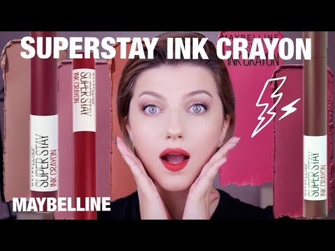 ПОМАДА-КАРАНДАШ MAYBELLINE SUPERSTAY INK CRAYON! 11 оттенков