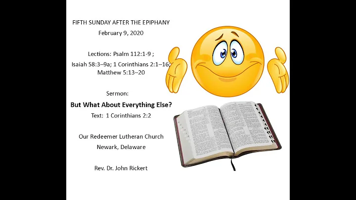 1 Corinthians 2:2 But What About Everything Else?