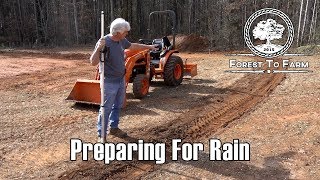 Preparing For Rain - Setting Up Our Box Blade To Dig A Ditch