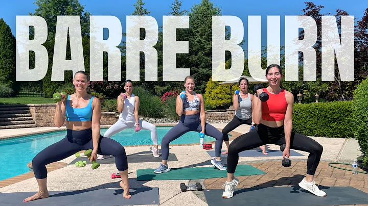 BARRE BURN & TONE | 40 MIN at Home Weight Loss Wor...