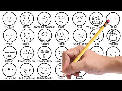How To Draw Manga/Cartoon Facial Expressions