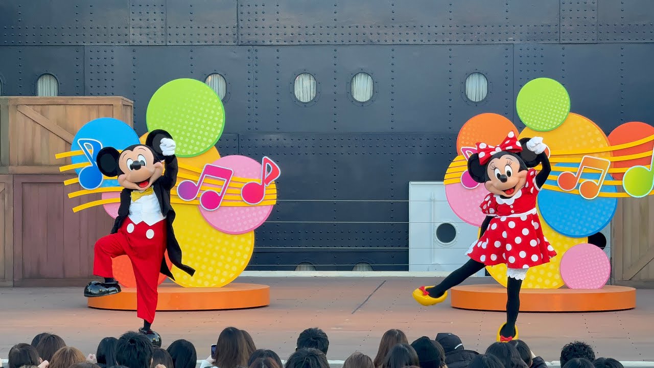 【東京ディズニーシー】ジャンボリミッキー！レッツ・ダンス！（※途中から）【4K/60FPS/HDR】2024.12.23