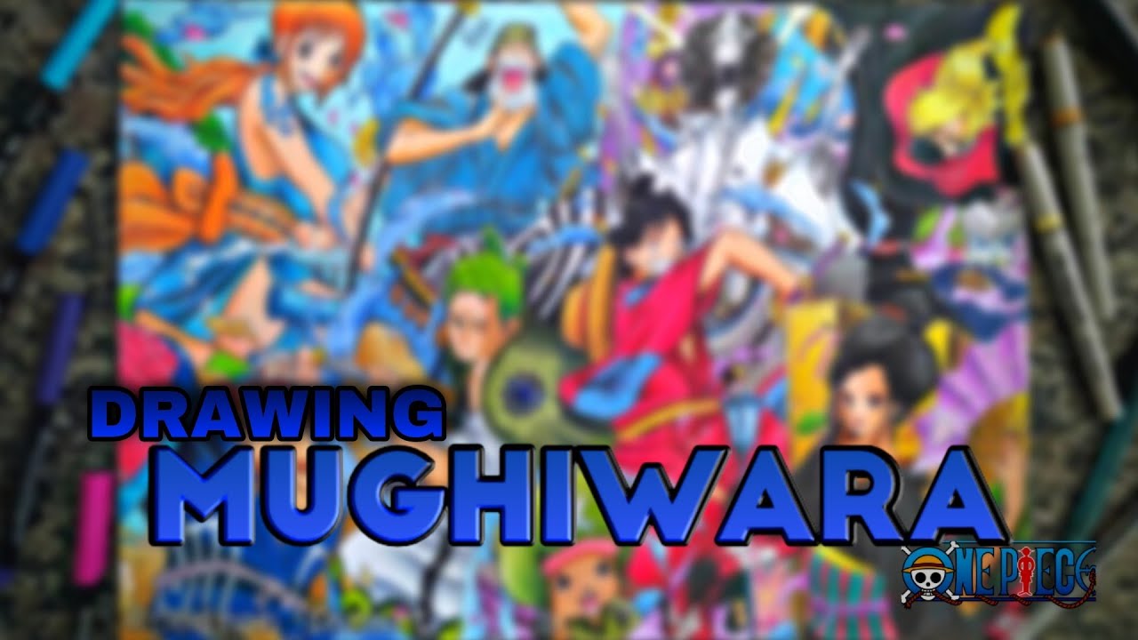 DRAWING ALL THE MUGIWARAS - 🏴‍☠️Speed drawing mugiwaras