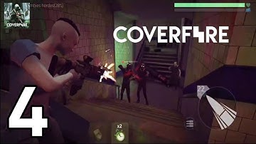 Cover Fire - Gameplay Walkthrough Part 4 - Zombies - Under station (iOS, Android)