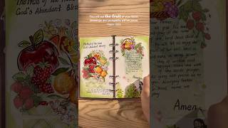 You will eat the fruit of your labor #biblejournaling #art #journaling