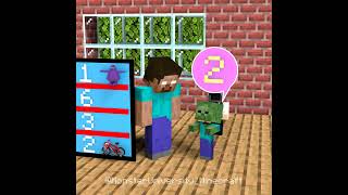 Teacher Herobrine And His Student Play Gifts Game Tapping💖 - Toca Toca Minecraft #shorts screenshot 3