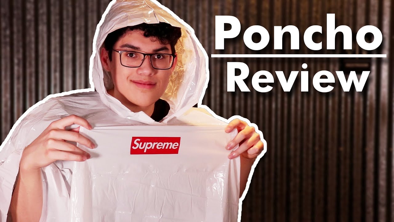 Supreme Poncho Review Try-On SS20 Gift - YouTube