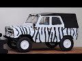 ZEBRA CAMO PAINTJOB / WPL UAZ 1/12 / RC CAR / #WPL #UAZ #HOBBY 