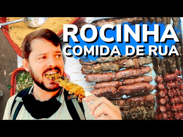 FAVELA DA ROCINHA COMO VOCÊ NUNCA VIU - COMIDA DE RUA class=