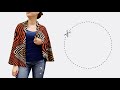 ⭐ Very easy circular woolen coat cutting and sewing  | Even a beginner can make this cloak