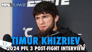 Timur Khizriev Promises Second PFL Fight Will Be Better with No Ramadan Hurdles | 2024 PFL Week 3