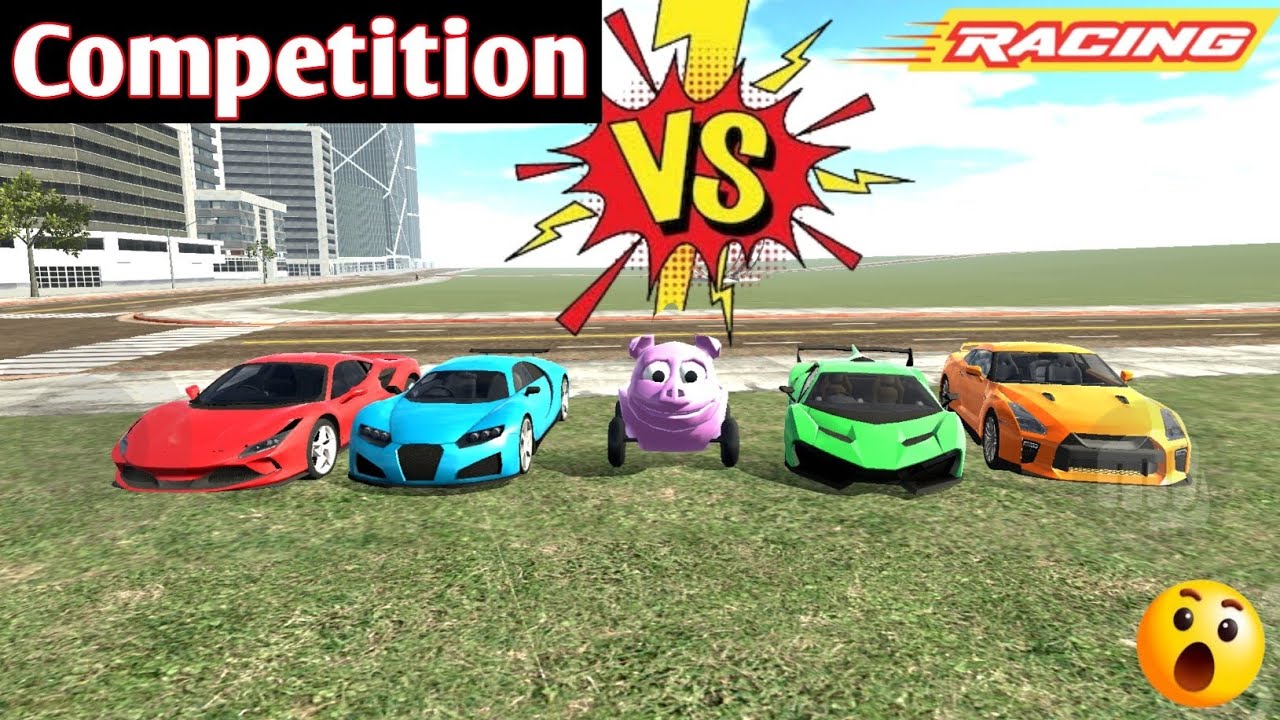 Top 5 Cars Competition 😱 In Indian Bike Driving 3D।। Game On With Apon ...