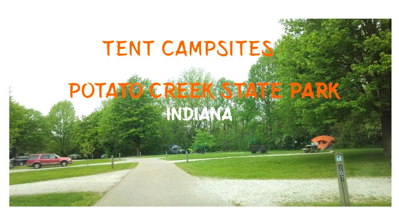 TENT CAMPSITES- POTATO CREEK STATE PARK (INDIANA)