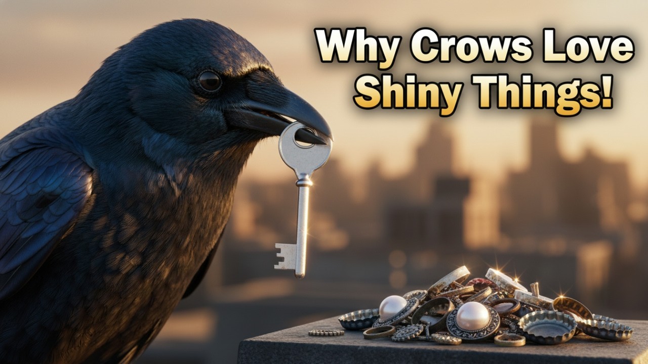 Crows Collecting Shiny Objects 🪙 (The Strange Obsession Explained!)