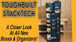 NEW TOUGHBUILT StackTech Overview Of All 8 Boxes & Organizers!