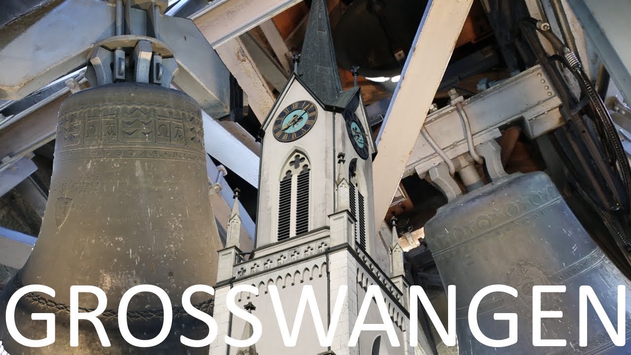 GROSSWANGEN (CH - LU): Vollgeläute der Pfarrkirche St. Konrad
