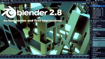 About Blender tutorial for beginners. Free Octane Render and first impressions. Addons