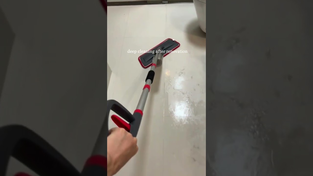 deep cleaning after renovation 