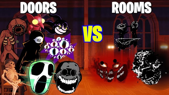 FNF ALL Doors VS ALL Baby Doors (New Phases) 🎶 Friday Night Funkin' (Roblox  Doors x Rainbow Friends) 