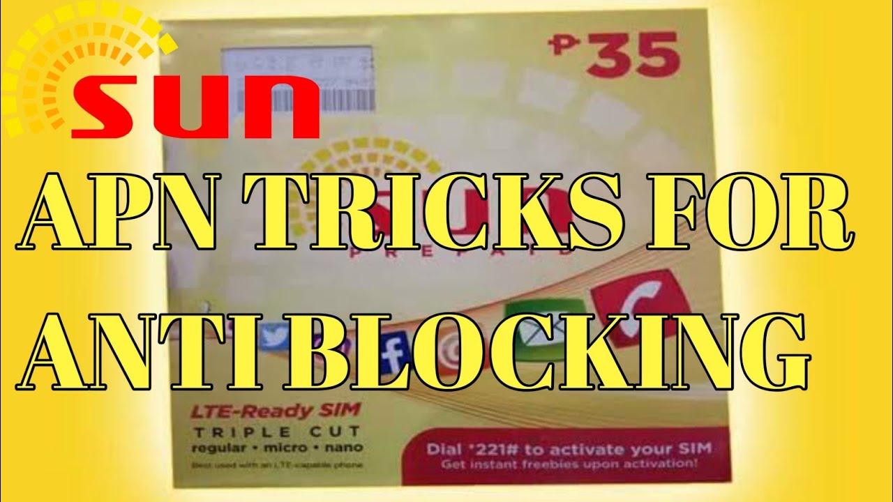 Apn tricks para iwas blocked