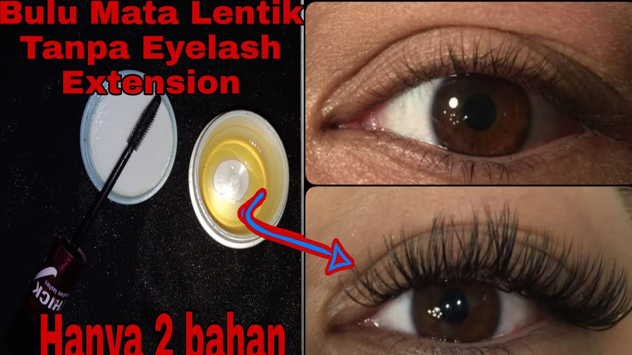 Viral Cara alami menebalkan bulu mata tanpa eyelash 