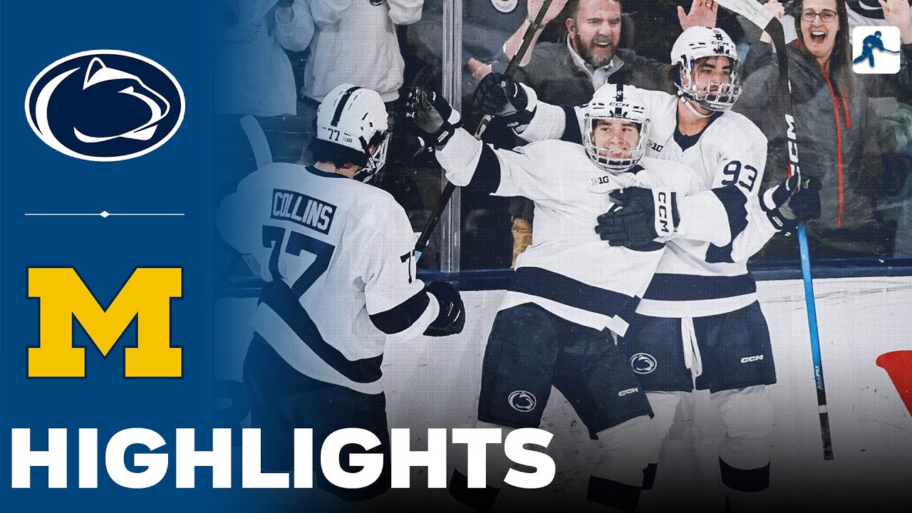 Penn State vs Michigan | NCAA College Hockey | Highlights - November 15, 2025