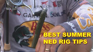 Summer Bass Fishing With The Ned Rig with Mike McClelland | Bass Fishing screenshot 5