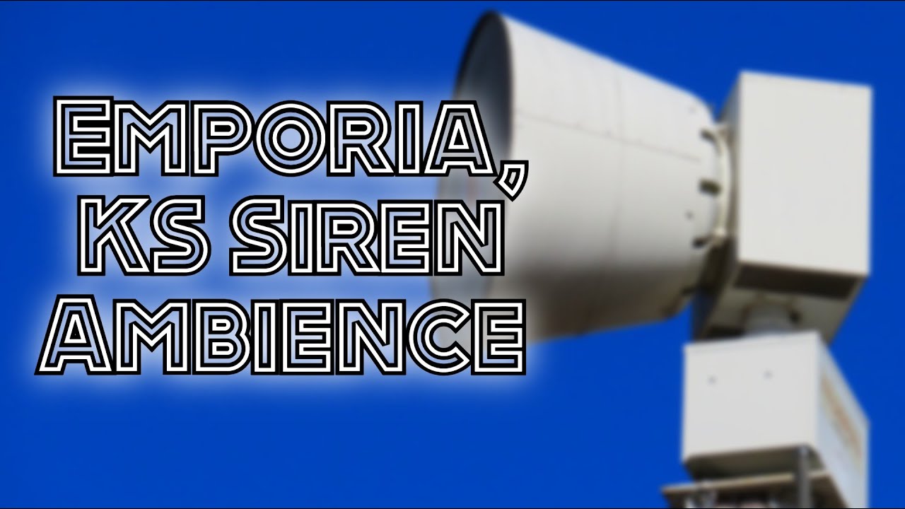 Emporia, KS Siren Ambience, 4/21/25