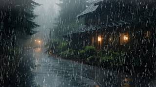Heavy Rain Sounds for Sleeping - Relaxing Rain Sounds for Deep Sleep, Study & Stress Relief