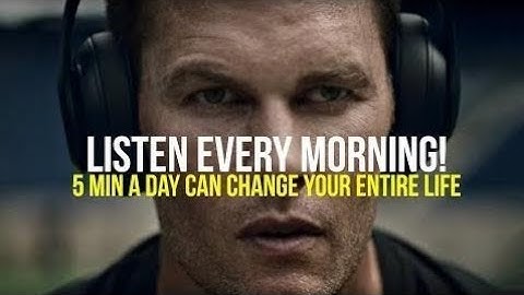 MORNING MOTIVATION - How 5 Minutes a Day Can Change Your Entire Life - Motivational Speech